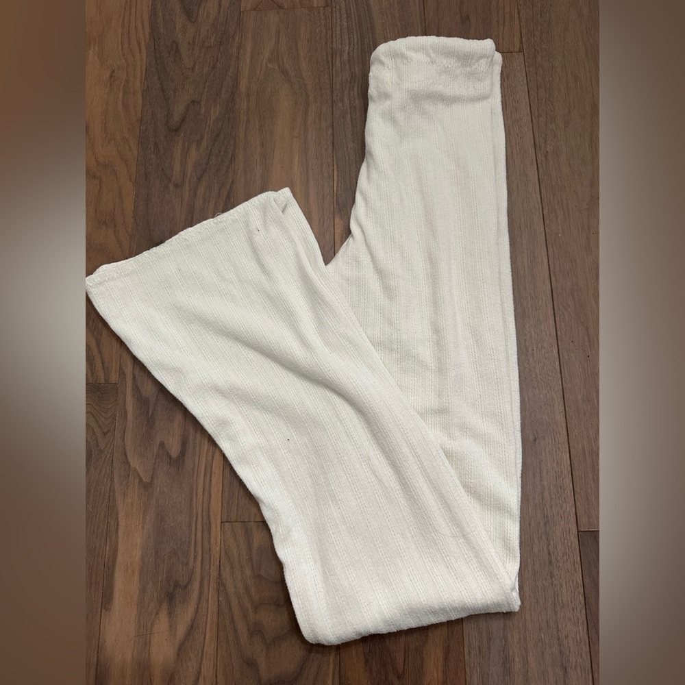 Source Unknown Cream Wide Leg Pants